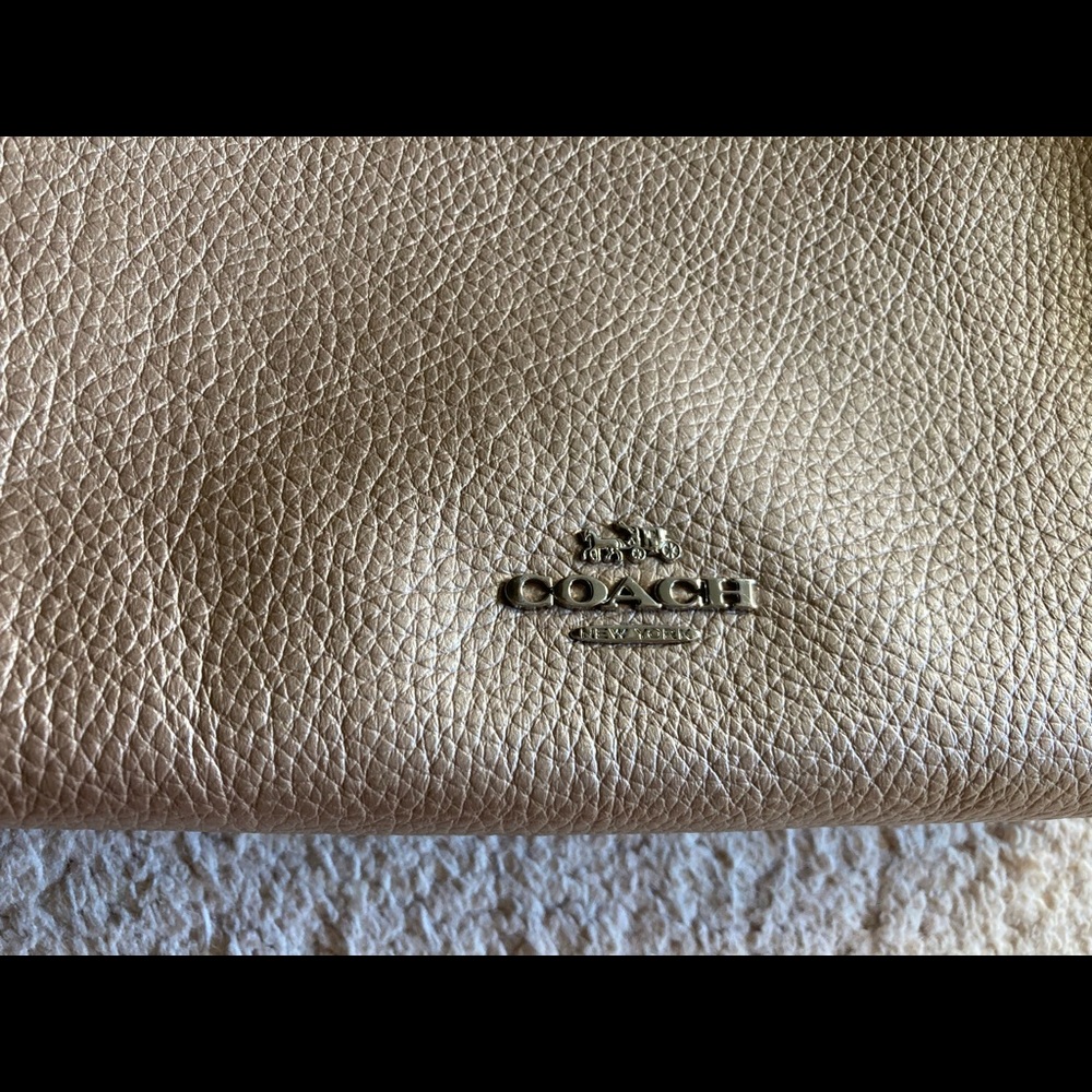 Coach metallic leather crossbody bag F39207 - Picture 2 of 9
